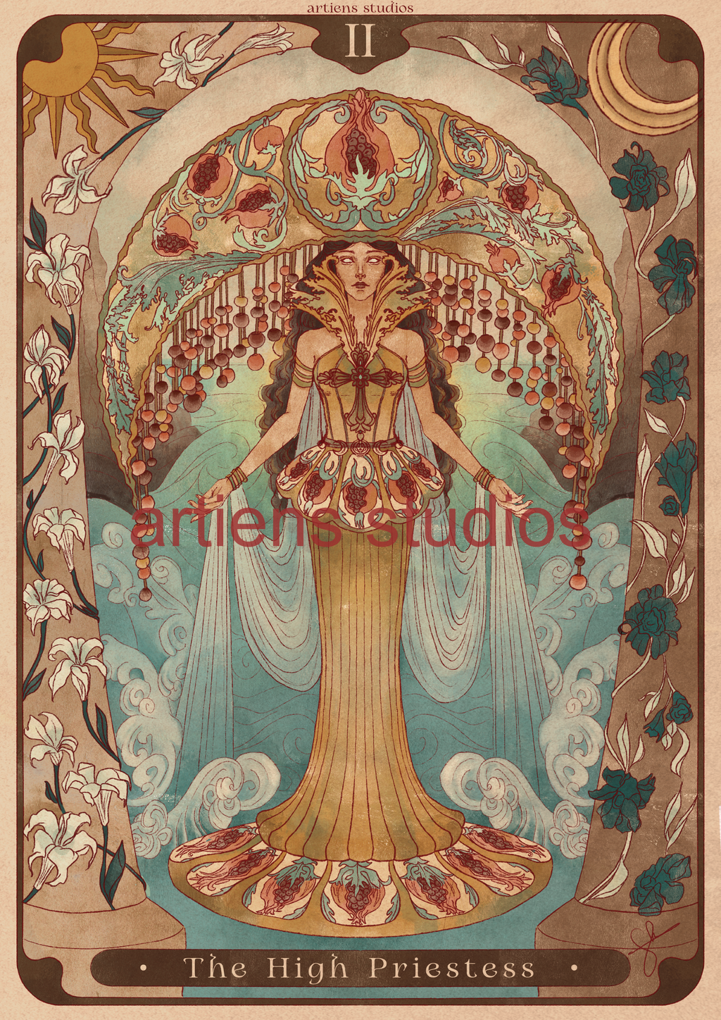 The High Priestess Art Print