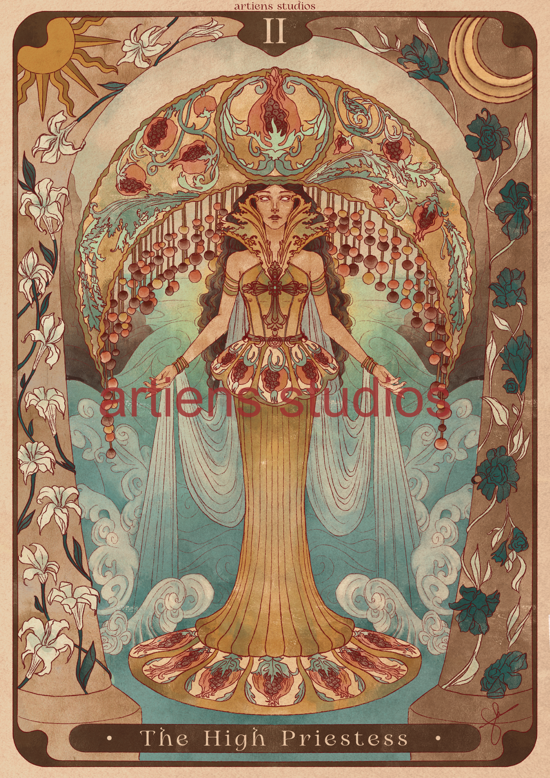 The High Priestess Art Print