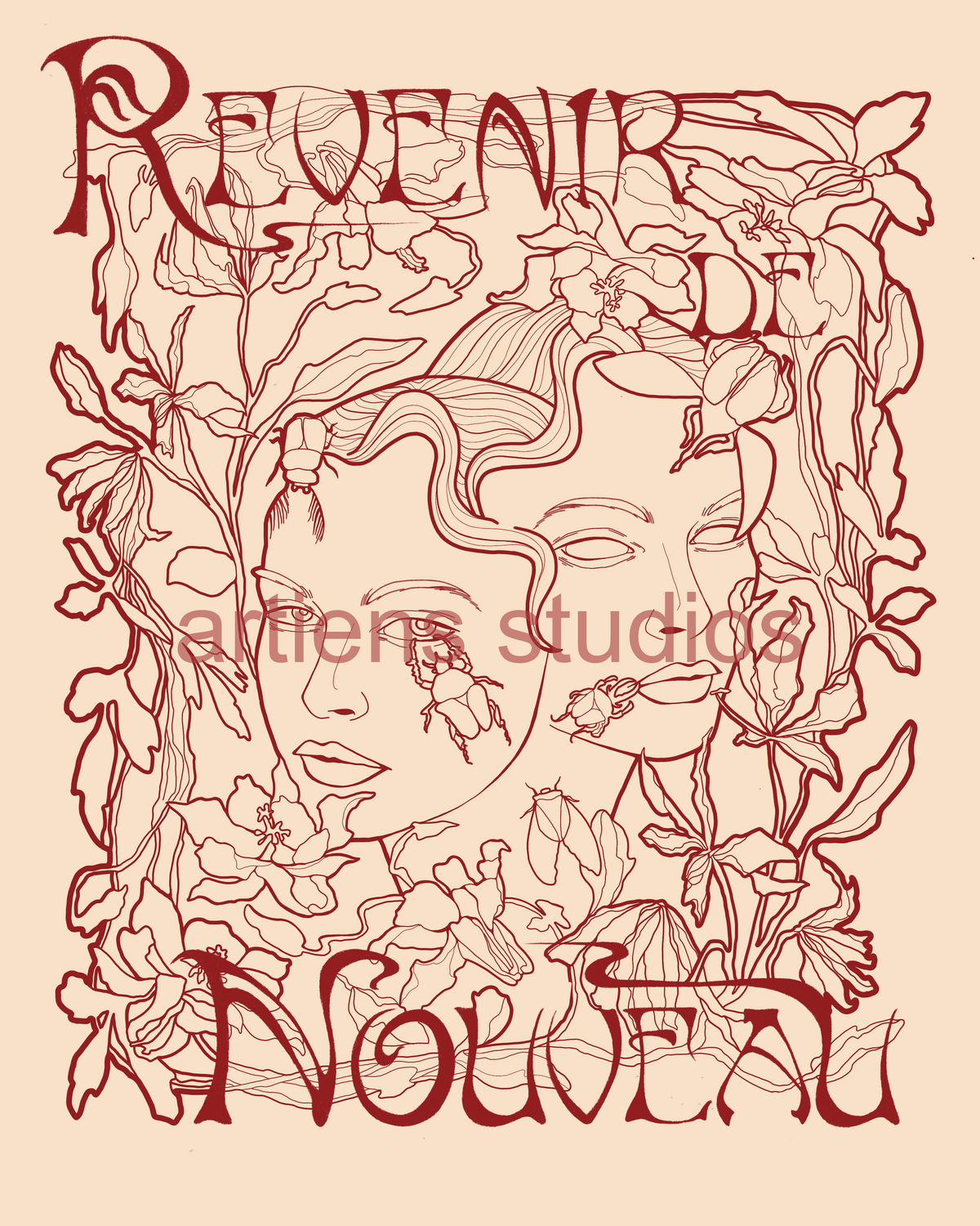 Revenir de Nouveau Coloring Page