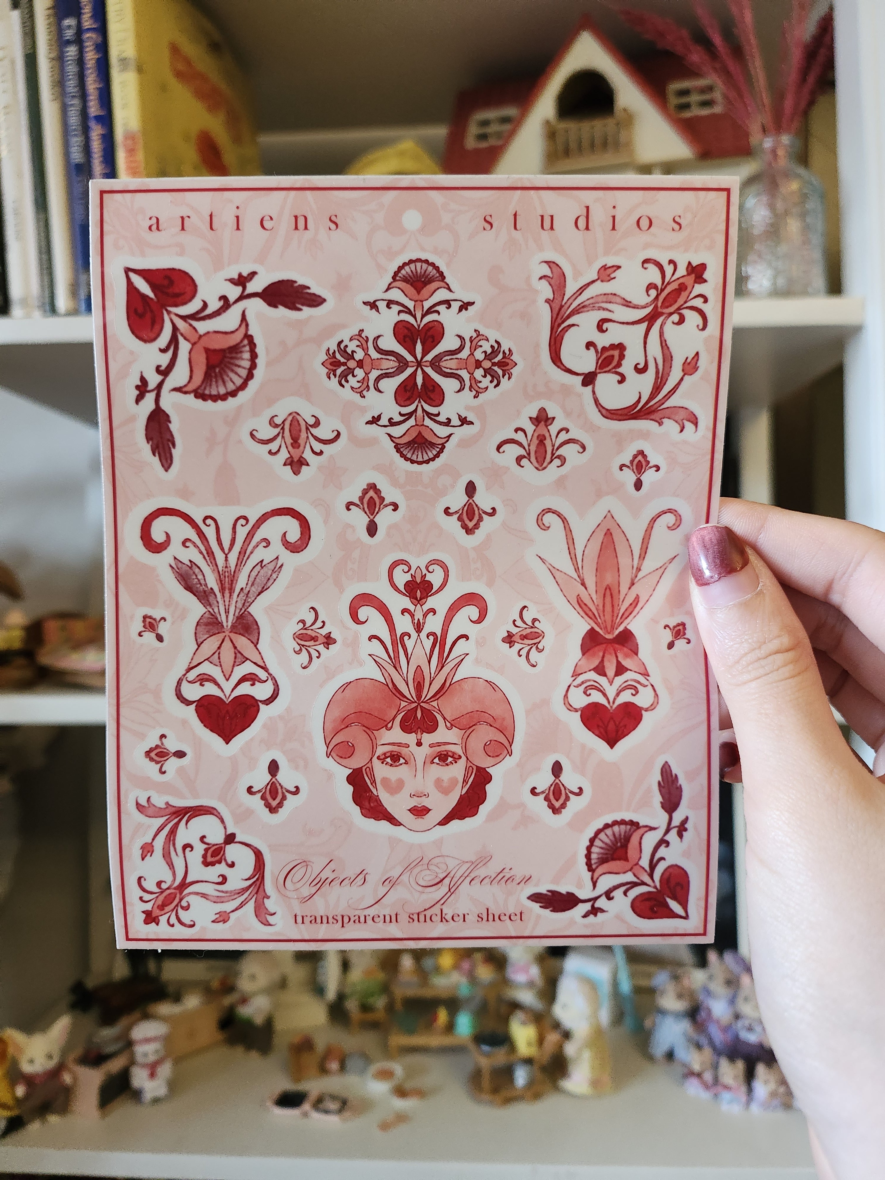 Objects of Affection Sticker Sheet