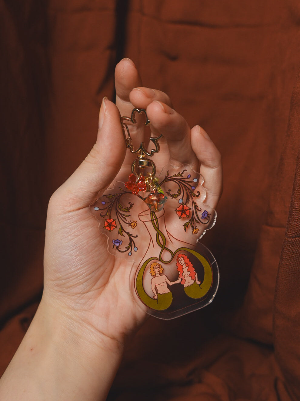 The Lovers Acrylic Keychain