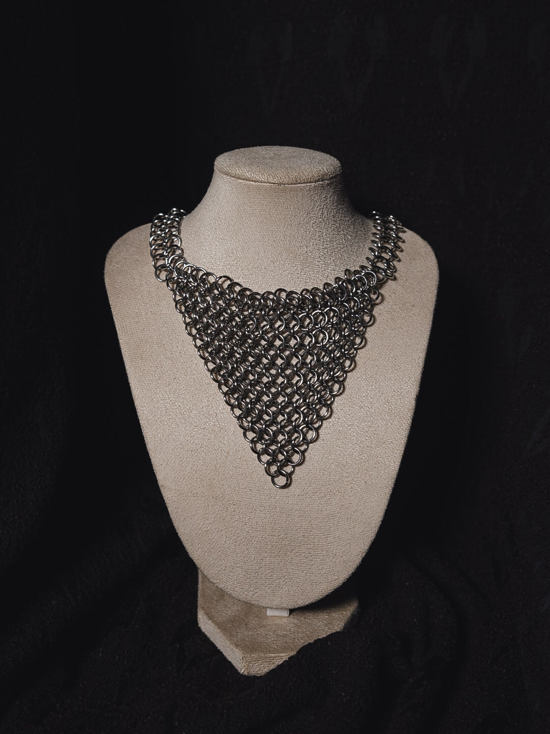Chainmaille Kerchief Style Necklace