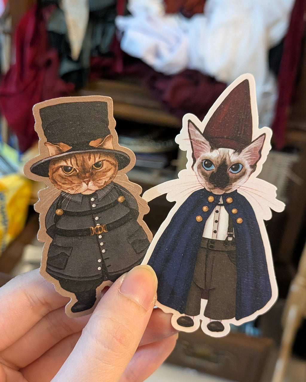 Over The Garden Wall Cats The Woodsman Sticker