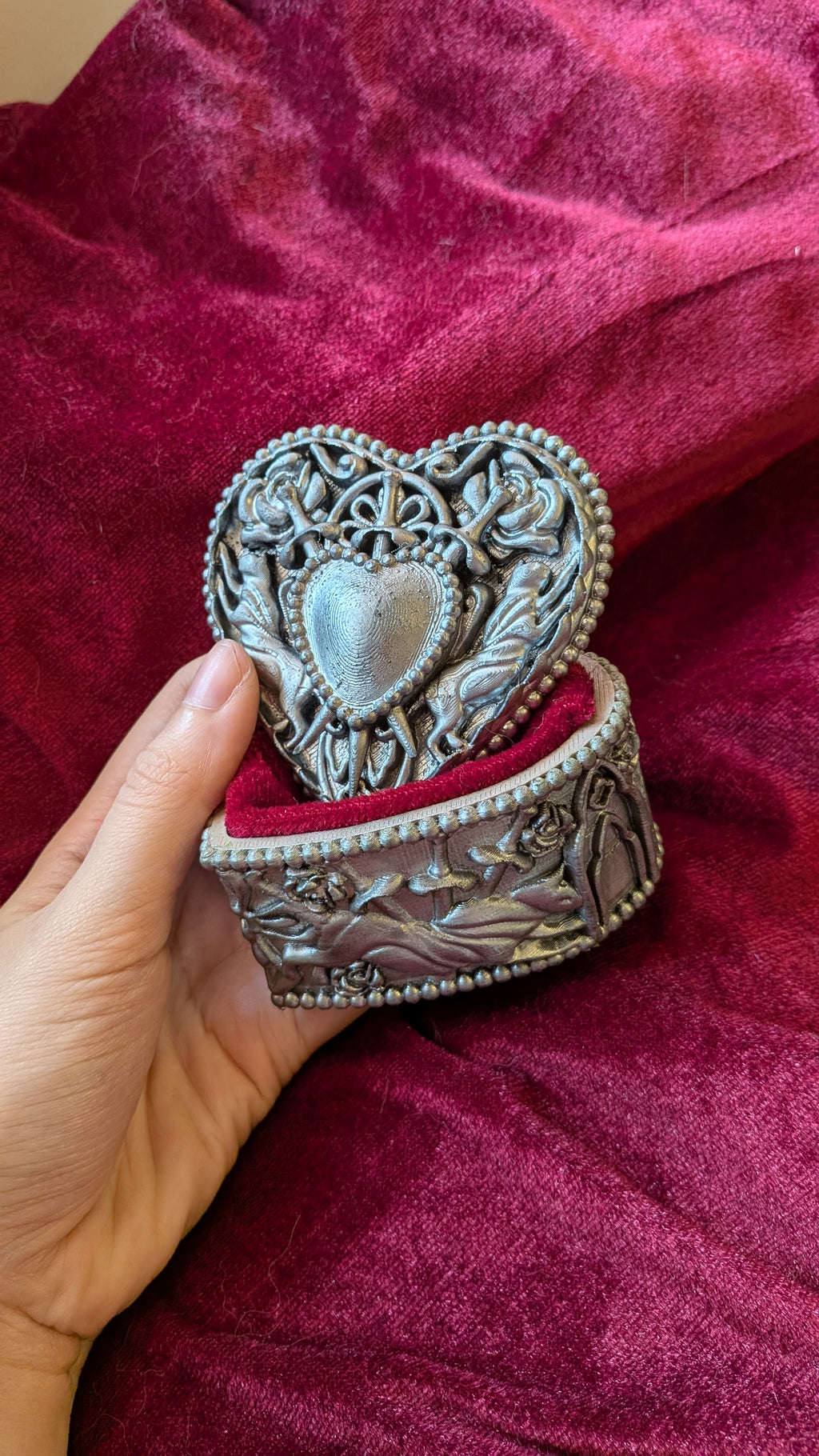 Three of Swords trinket/jewelry box