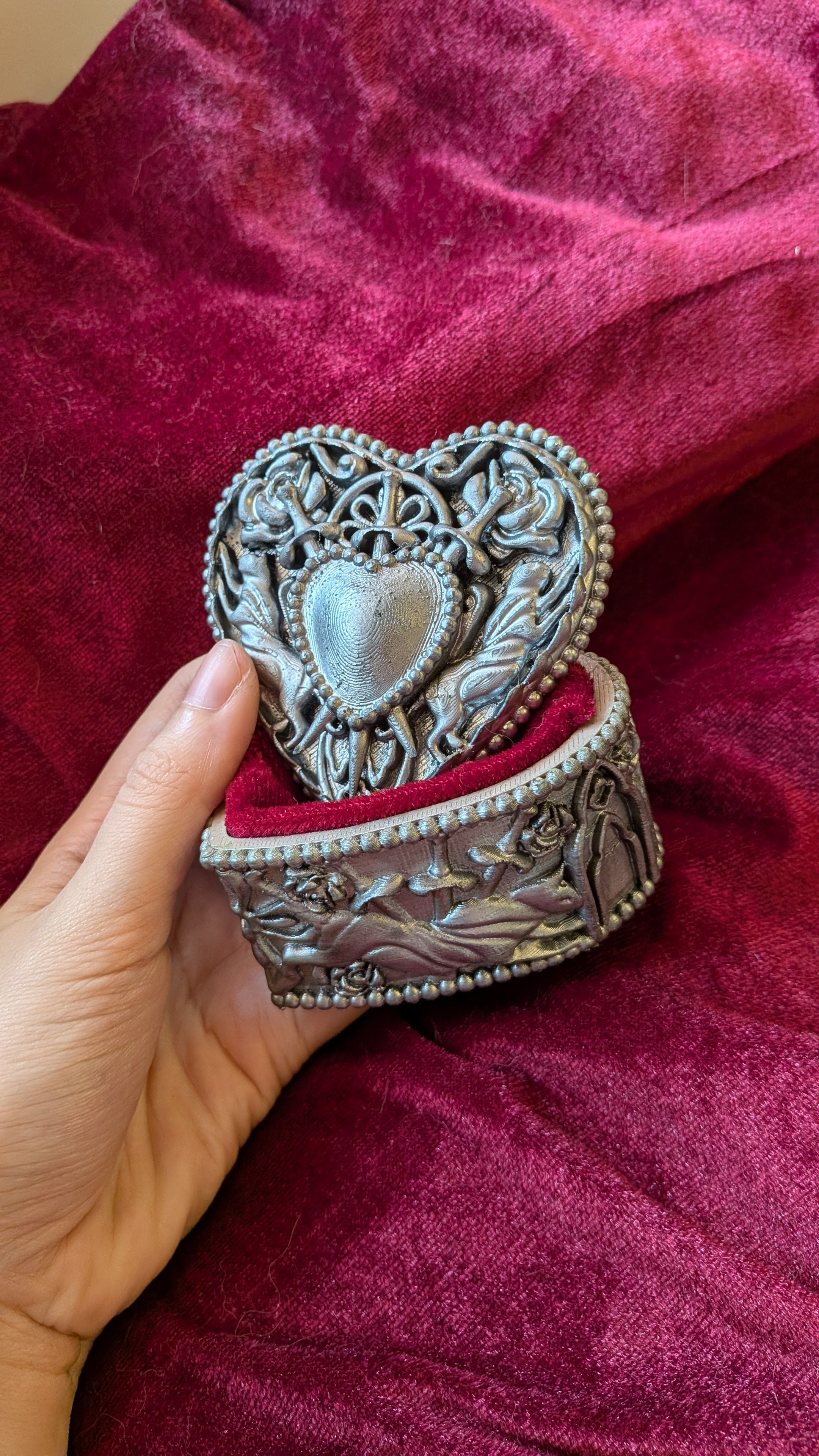 Three of Swords trinket/jewelry box