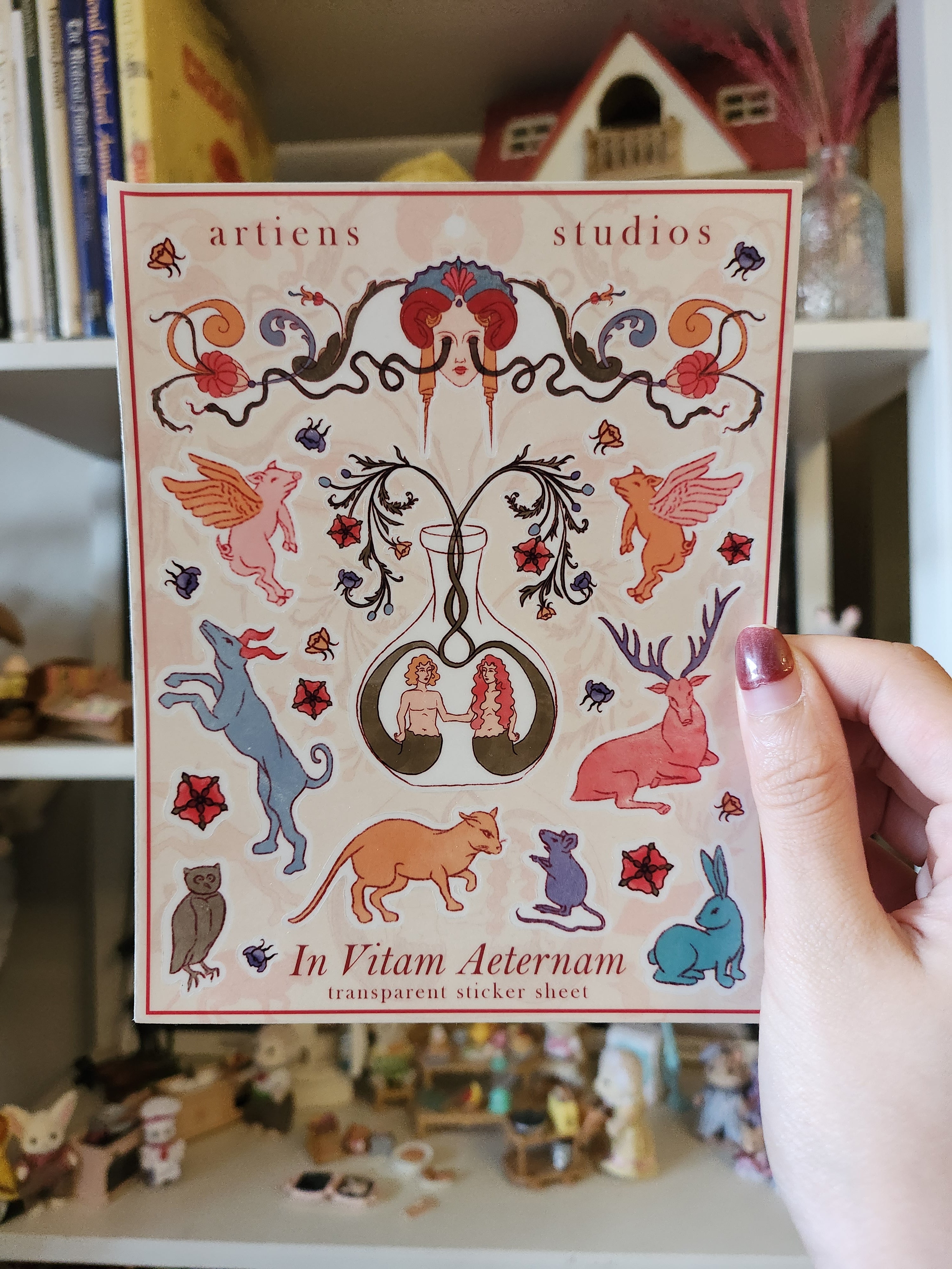 In Vitam Aeternam Sticker Sheet