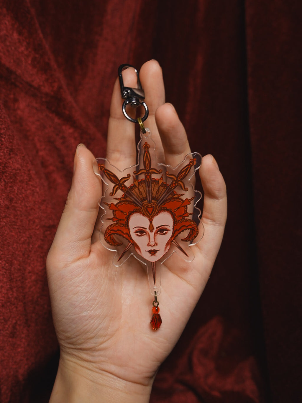 As Lovers May Skouria Acrylic Keychain