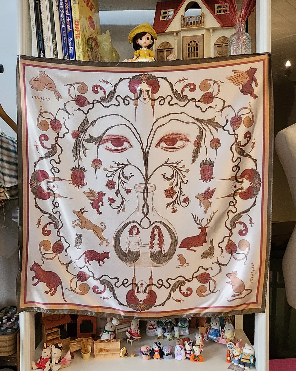 In Vitam Aeternam Silk Scarf
