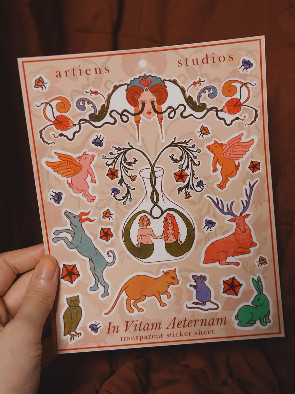 In Vitam Aeternam Sticker Sheet