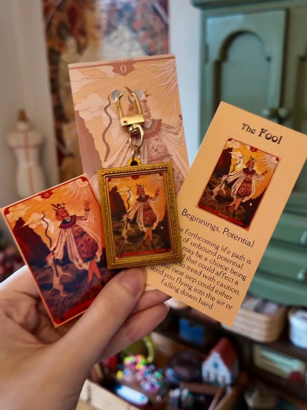 Tarot Card Keychain Blind Box