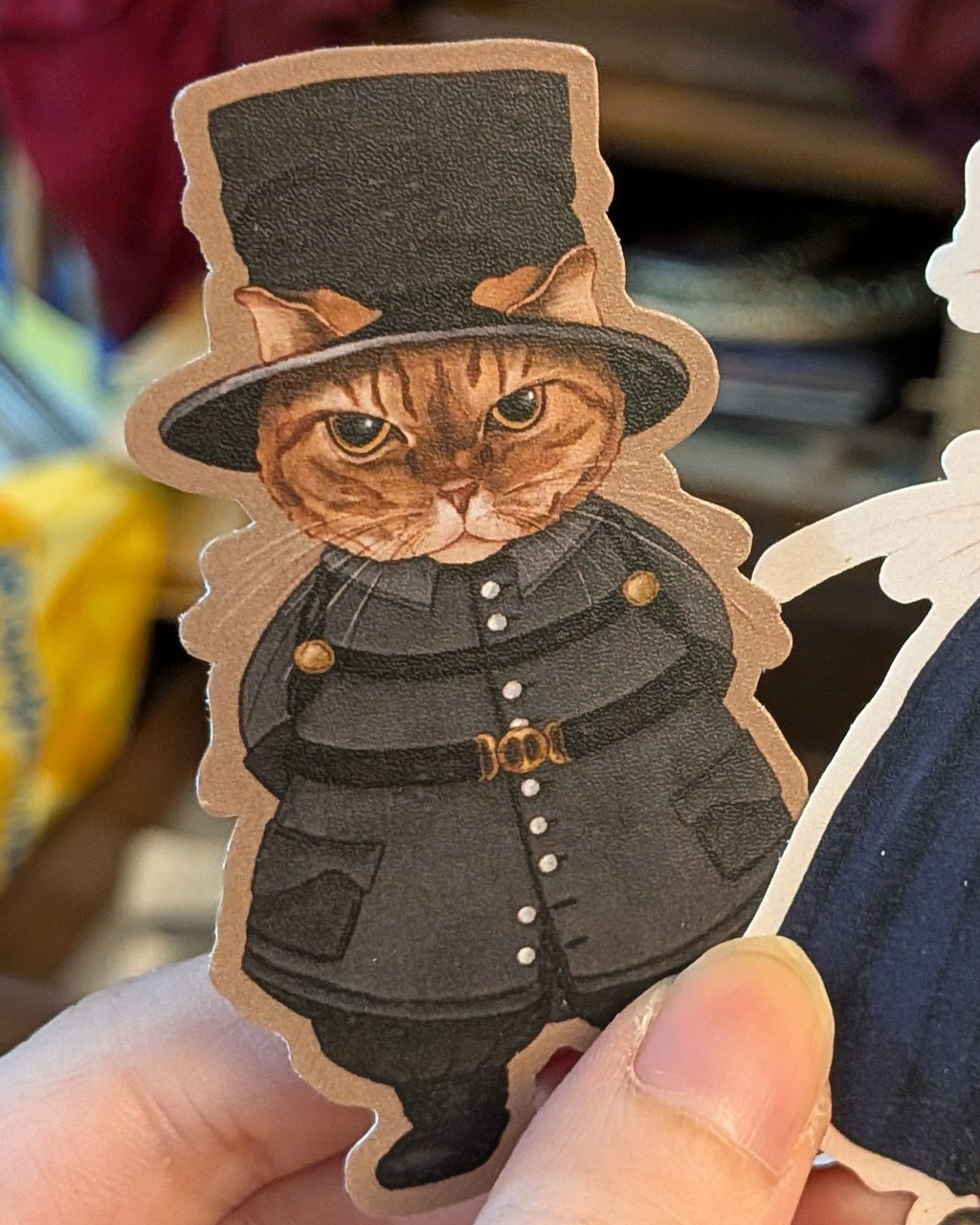Over The Garden Wall Cats The Woodsman Sticker