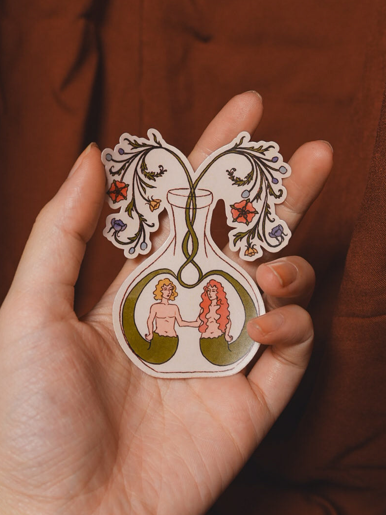 The Lovers Vinyl Sticker