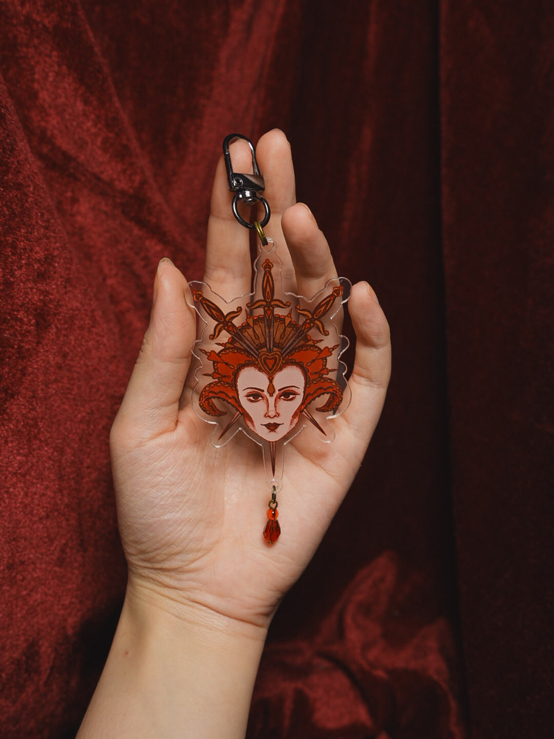 As Lovers May Skouria Acrylic Keychain
